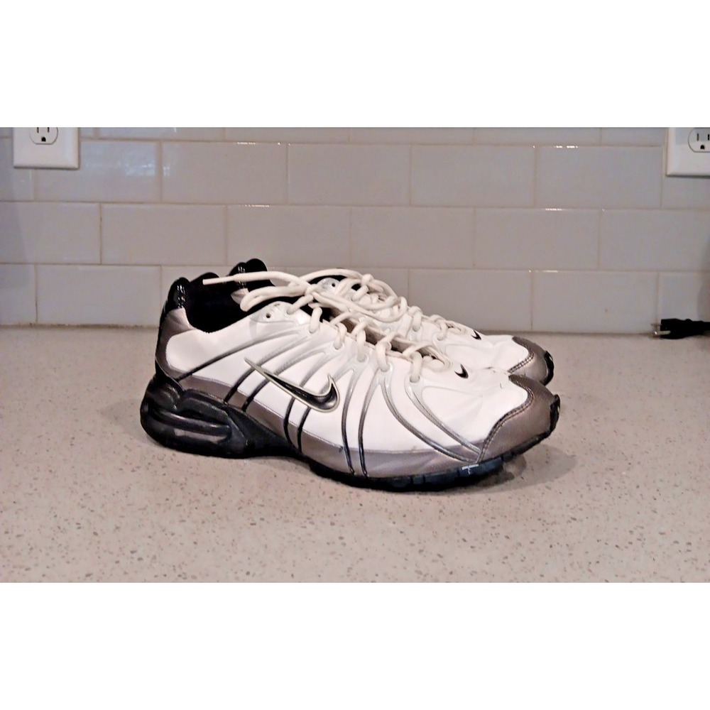 Nike Air Max Torch SL Running Shoes Mens Sz 9.5 White Black Sneakers 316125-100